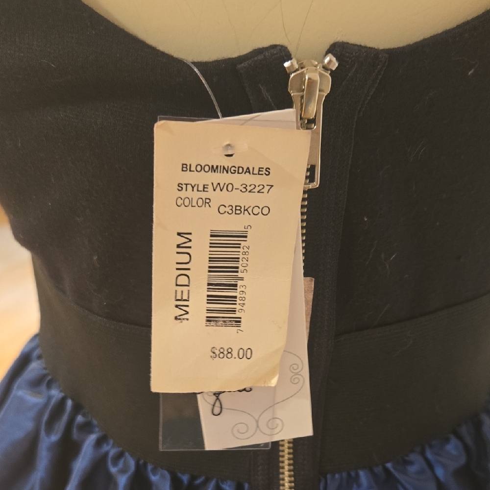 Agua by Agua Bendita Black and Navy Mini Dress - Picture 2 of 6